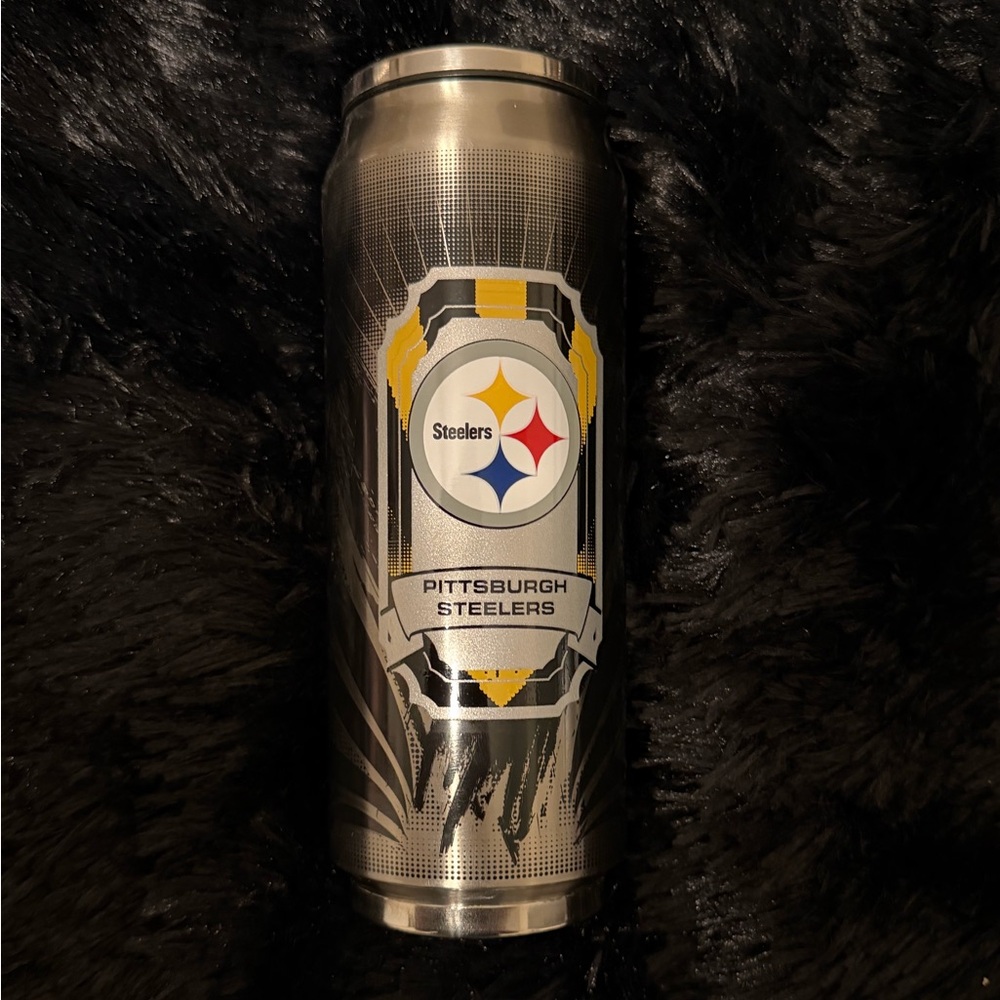 Pittsburgh Steelers Stainless Steel Insulated Travel Tumbler 16.9oz NFL Cup